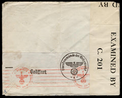 Switzerland 1941 Cover with Bureau of Education Zumstein DV-IV blue Pestalozzi