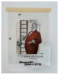 US Artmaster 3226 1998 Legends of Hollywood - Alfred Hitchcock Artwork