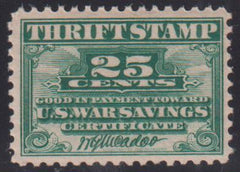 US Savings Stamps #WS1 Mint\LH
