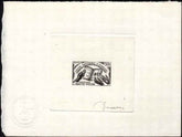 Burkina Faso 179 Artist Die Proof, Bank book, hands, Coins