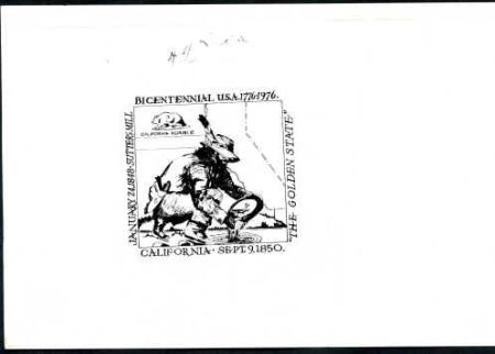 Jack Davis Artwork : Scott 1663 California State Flag