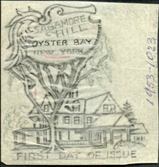 Ralph Dyer Artwork : Scott 1023, Theodore Roosevelt