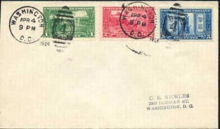 US 617 - 619 First Day Cover DC