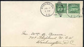US 699 First Day Cover H. Pair