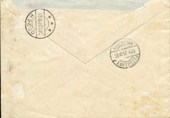 Germany 1937 Registered cover from Esslingen sent airmail to Denmark