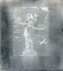 US Artmaster Scott 1042 1954 - 68 Statue of Liberty - Plate