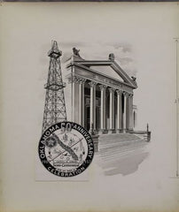 US Artmaster Scott 1092 1957 Oklahoma Statehood, Atom Diagram - Artwork