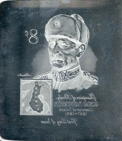 US Artmaster Scott 1166 1960 Baron Gustaf Emil Mannerheim, 8c - Plate