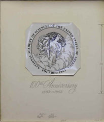 US Artmaster Scott 1237 1963 Science, - Artwork