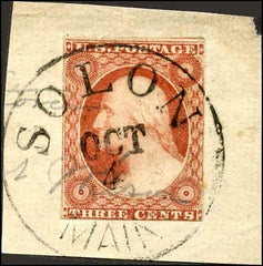 US 10a Early Classics Used Fine on piece