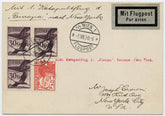 Austria 1930 Catapult Card Europa Bremen - NY