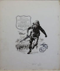 US Artmaster Scott 1315 1966 Marine Corps Reserve, Marines - Artwork