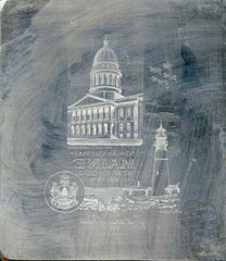 US Artmaster Scott 1391 Maine Statehood, Lighthouse - Plate