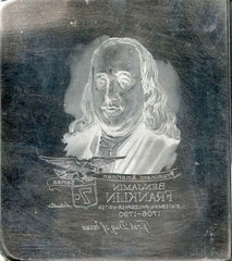 US Artmaster Scott 1393D 1970 - 74 Benjamin Franklin - Plate