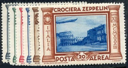 Italy 1933 C42 - C47 F-VF LH