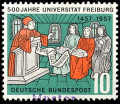 Germany 1957 766 Specimen Ovpt - Scholars Manuscripts