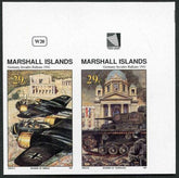 Marshall Is. 276 - 277 Imperf Pair, Germany Invades Balkan, WWll