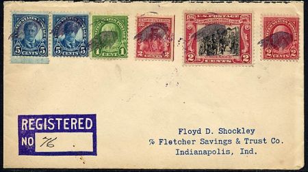 US Illinois, Wing 632, 634, 637, 651, 680 Fancy Cancel Cover, Wing