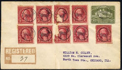 US Montana, Antelope 599 U532 Fancy Cancel Cover, Antelope Cancel