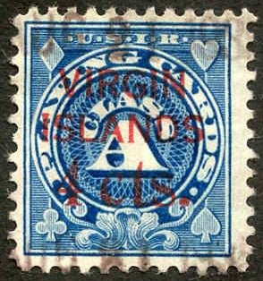 US RFV3 Used F - VF DWL Virgin Islands