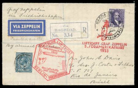 Iraq 1933 5th South American Flight