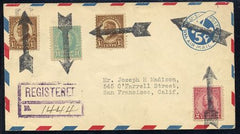 US Pennsylvania, Corry 563, 633, UC1 Fancy Cancel Cover, Arrow