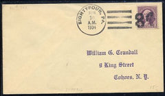 US Pennsylvania, Eightyfour 721 Fancy Cancel Cover, 84