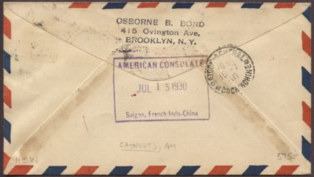US 1930 C9 "Bremen" Catapult to Indochina