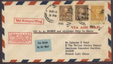 US 1930 Scott 556, 558, 562 Bremen Catapult Indochina