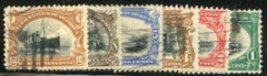 US 294 - 299 Early Commemoratives Used F - VF Set cv $128.50