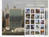 UN Personalized Sheets 2015 NY 1112 $1.20 Greetings