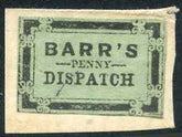 US 8L2 Local Used on Piece F - VF Rare Type VI