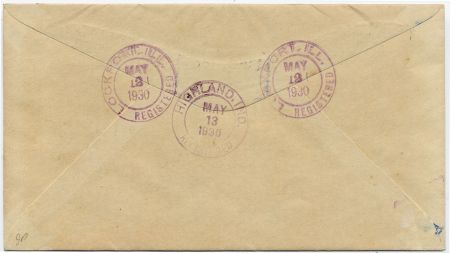US Illinois, Lockport 632, 683 Fancy Cancel Cover