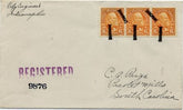 US Indiana, Indianapolis 638 Fancy Cancel Cover, "I"