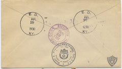 US Kentucky, Ed 637, 638, 640, 681 Fancy Cancel Cover, E and D