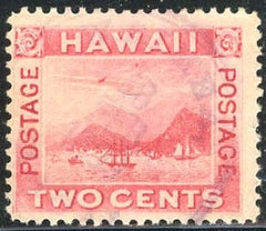 US Possessions - Hawaii 81 var Fine Used Flying Goose Flaw 48LR2 - APS Cert cv $350