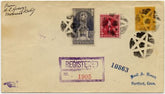US California, Monrovia 562, 628, 688 Fancy Cancel Cover
