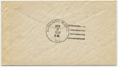 US Mississippi, Independence 730a Fancy Cancel Cover, New Year