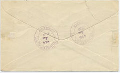 US Vermont, Woodstock 566 U429 Fancy Cancel Cover, Sun Burst