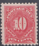 US J56a Postage Dues VF LH Large Margins - Dull Rose cv $80