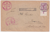 Germany 1929 German Eschweiler Flight Cover with On Board Cancel