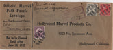 US Iowa, Waverly 466, 632 and 718 on Fancy Cancel Cover, Oval Divided by Geometric Shapes