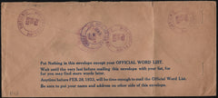 US Ohio, Akron 714 on Registered Fancy Cancel, Circle