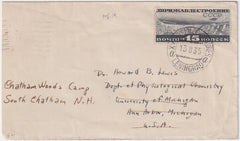 Russia 1935 Cover with C25b and special Leningrad Physiological Congress Cancel