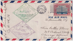 US 1928 1st Flight Cleveland to Louisville with C11 Signed by Pilot