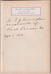 US 1931 "The Story of the Airship" 7th Edition by Hugh Allen