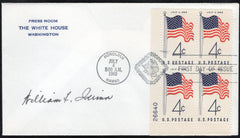 US 1960 #1153 FDC Signed by the 1st Governor of Hawaii, William F. Quinn