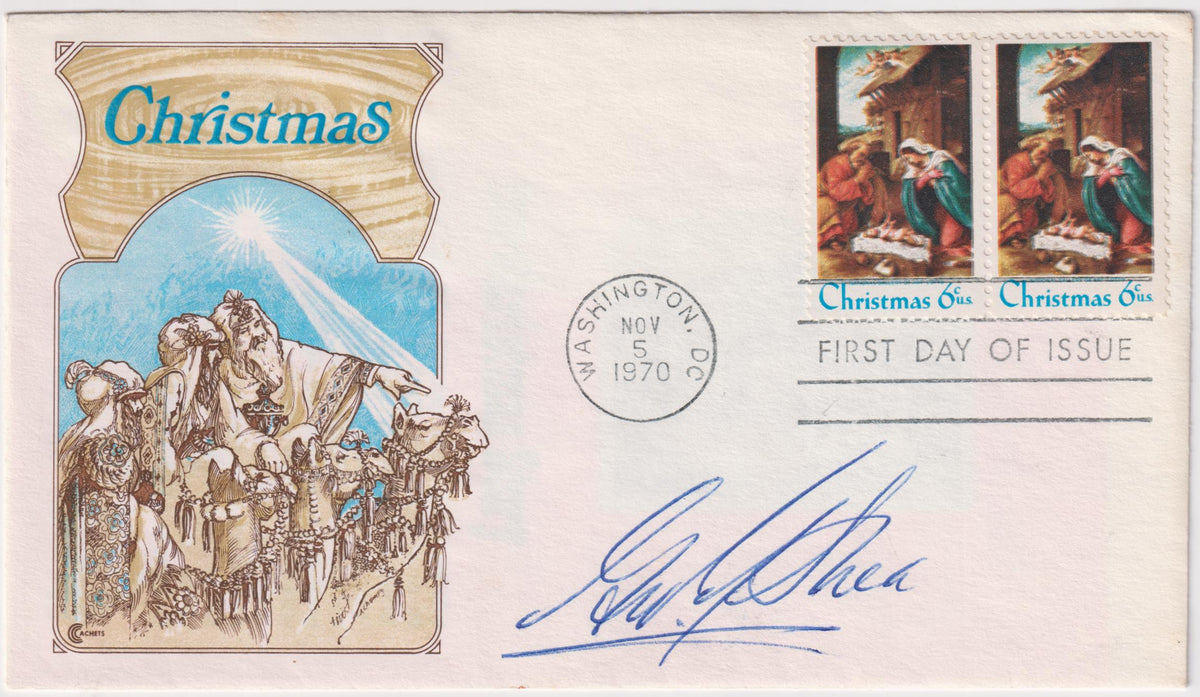 US 1414 FDC Signed by George Beverly Shea, Gospel Singer