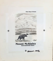 US Artmaster Scott 1454  1972 Mount McKinley - Artwork