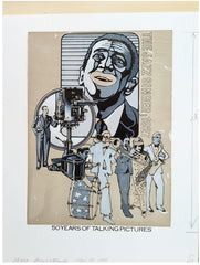 US Artmaster Scott 1727 1977 50th Anniversary of Talking Pictures - Artwork